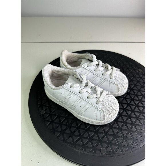 Adidas Superstar EL I Toddler Shoes White EF5397 Size 6K - Picture 1 of 8